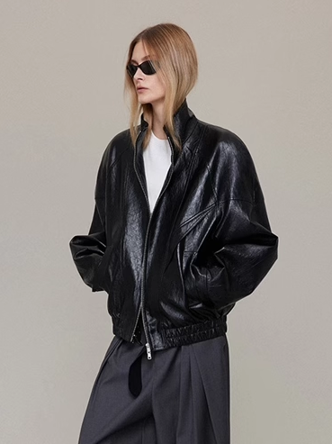 Waxed Leather Jacket: Durable Minimalist Outerwear - Buy from Taobao, China | Shopme Agent