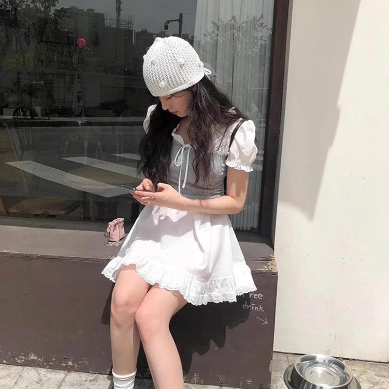 玛诗杜MUSTKOO 玫瑰花镂空复古个性绑带包头针织帽女款MH-6730