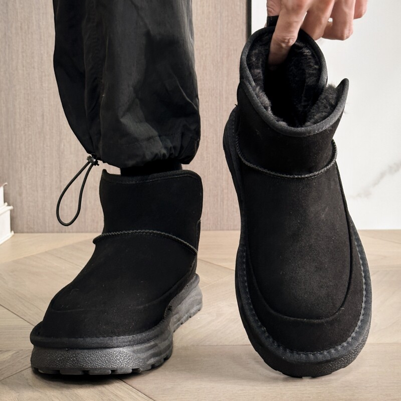 特大码雪地靴男士冬季加宽加肥