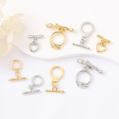 14K包金保色OT扣项链链接吊坠收尾扣连接搭扣diy手工饰品配件材料