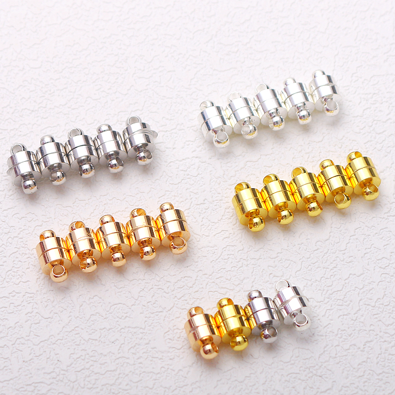 磁扣强保色手链项链连接收尾配件