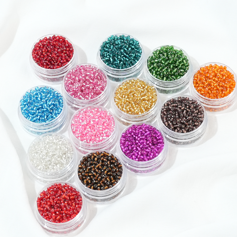 彩色透明玻璃珠diy手工饰品件
