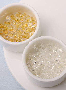 14k包金透明万能耳堵耳钉后塞塑料防过敏防掉防丢手工diy配件材料