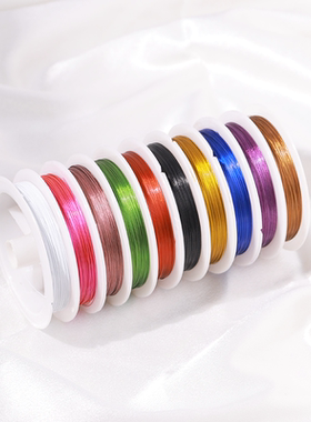 串珠引线手工diy饰品配件手机链佛珠钢丝线材料串珍珠工具珠宝线