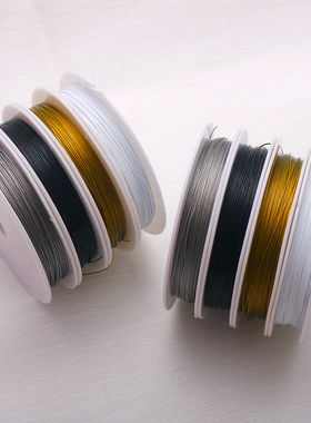 手串珠引线手工diy饰品配件手链佛珠钢丝线材料串珍珠工具珠宝线