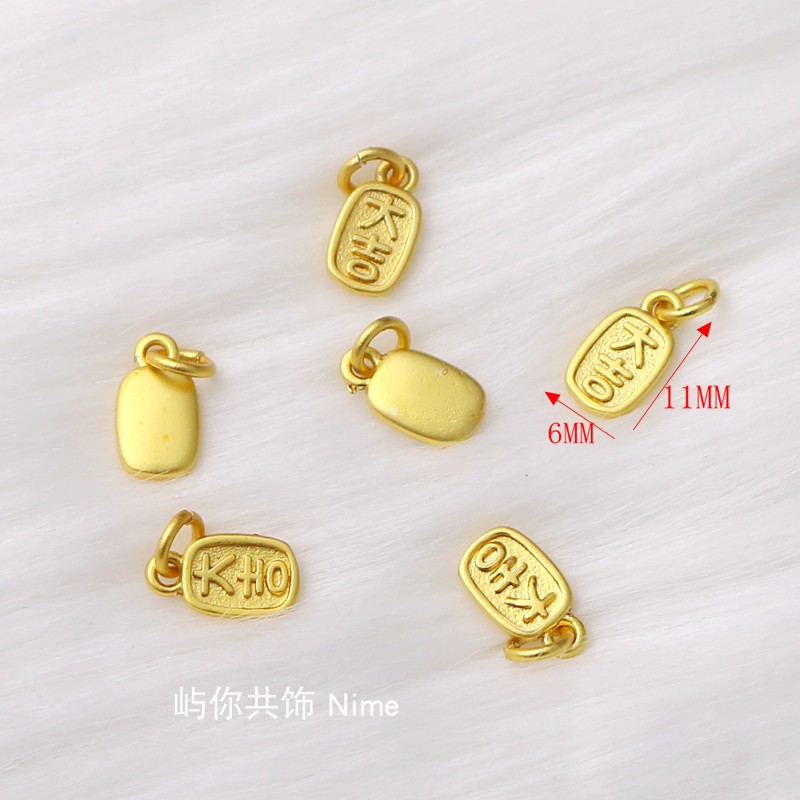 铜电镀金保色饰品配件