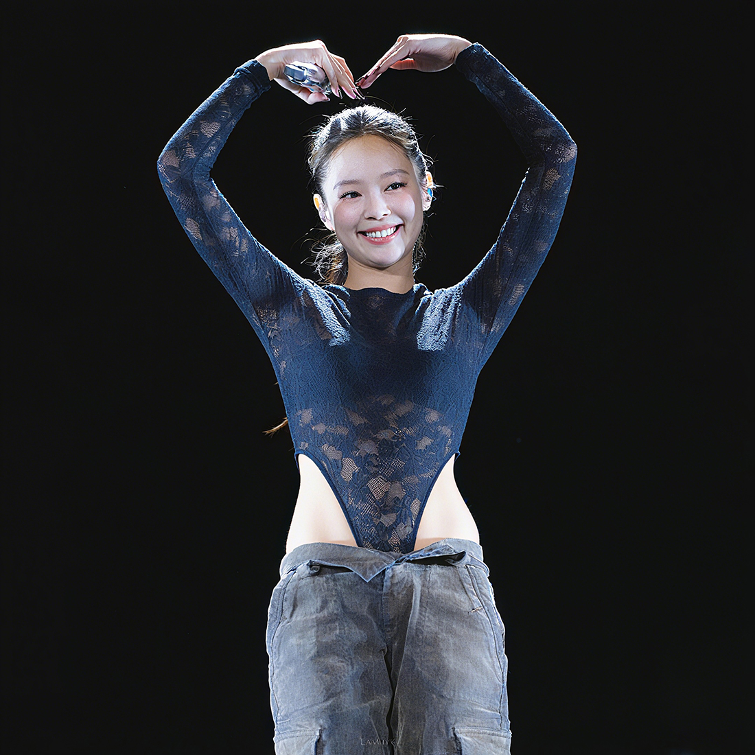 蕾丝长袖连体衣宽松外套套装女