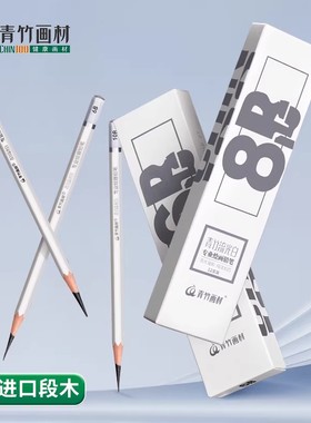 青竹流光白素描铅笔2B4B14B炭笔美术生专用速写笔套装初学者绘画h