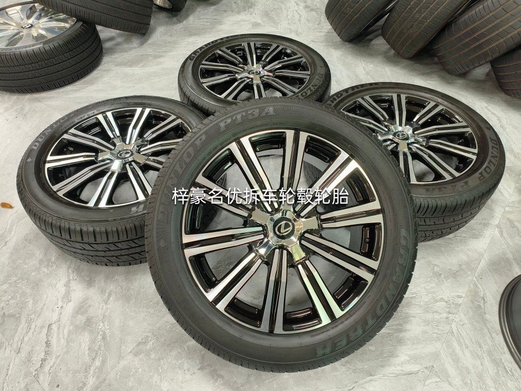 雷克萨斯LX570 21寸原厂轮毂轮胎原装进口改装红杉升级