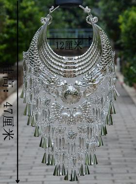 新款民族风少数民族凤凰项链彝族苗族景颇族高端大气项圈演出配饰