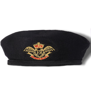 新款春夏季水兵舞演出帽表演贝雷帽保安帽男女儿童红色五角星帽子