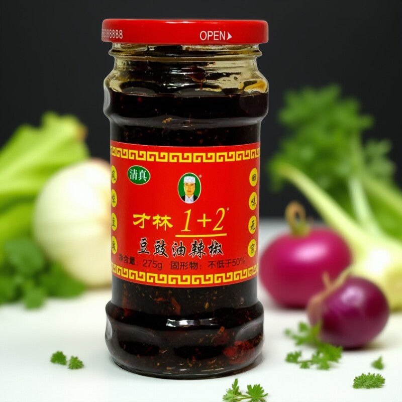 贵州特产花生豆豉油辣椒才林清真油辣椒老干妈拌面拌饭酱油泼辣子