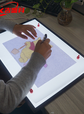 拷贝台临摹板A5A4A3A2拷贝板LED透写书法画画神器透光签字练习板