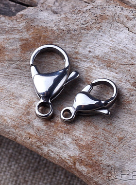 304不锈钢迷你挂扣不锈钢龙虾公扣户外EDC挂钩钥匙扣挂件扣安全扣