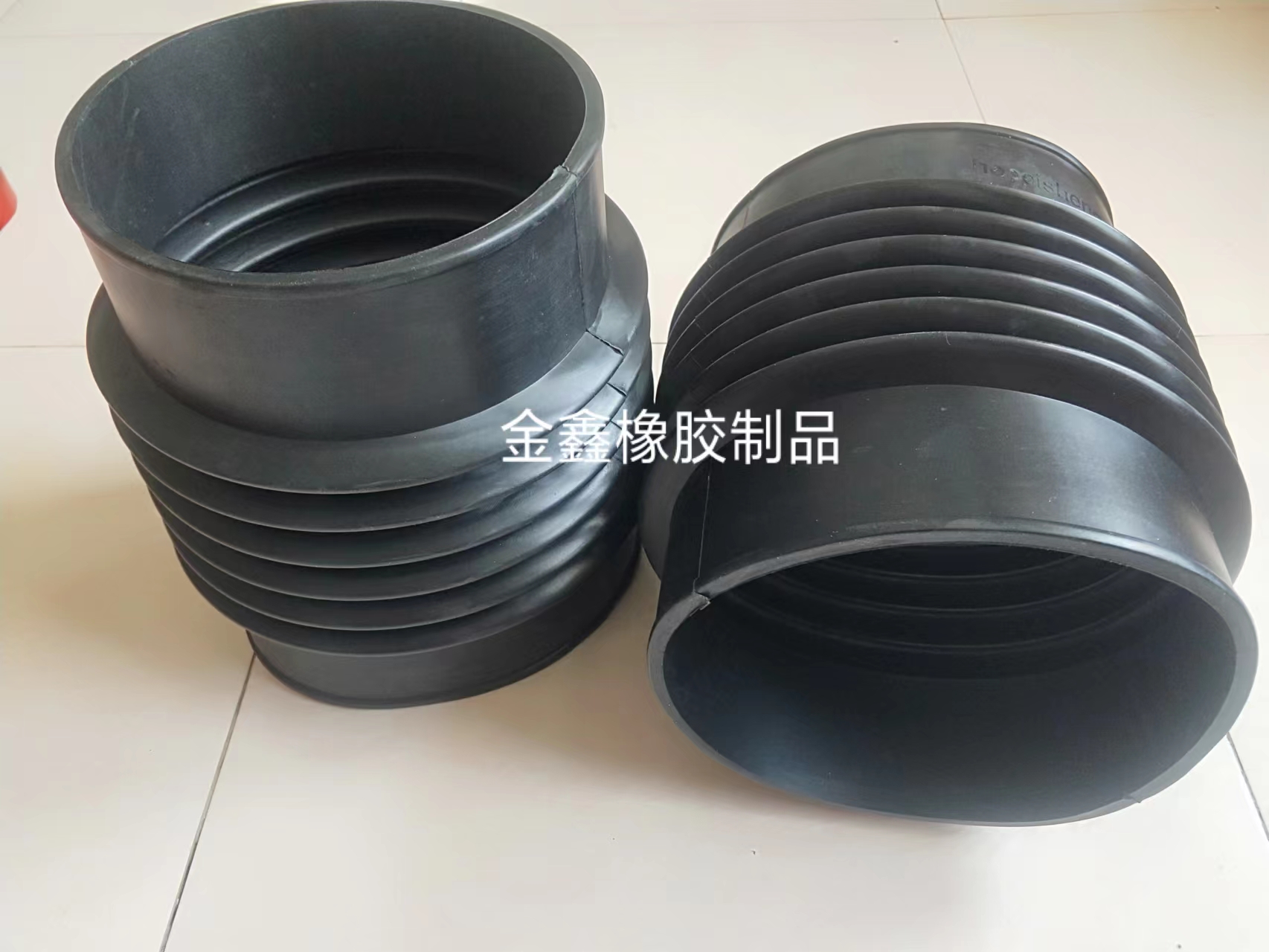 内径250mm橡胶波纹管桥梁排水伸缩节pvc管道软管振动筛连接软管