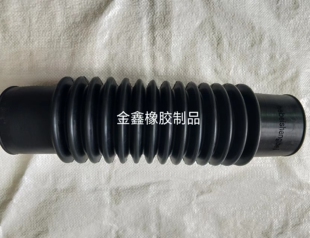 内径75橡胶波纹伸缩管下水管pcv管道软连接桥梁改建排水管耐老化