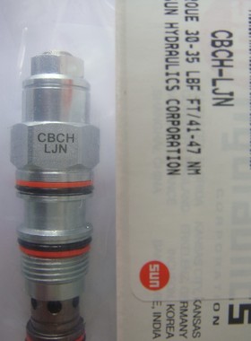 美国SUN原装正品CBCH-LJN导压比10_1,标准型平衡阀 工程机械配件
