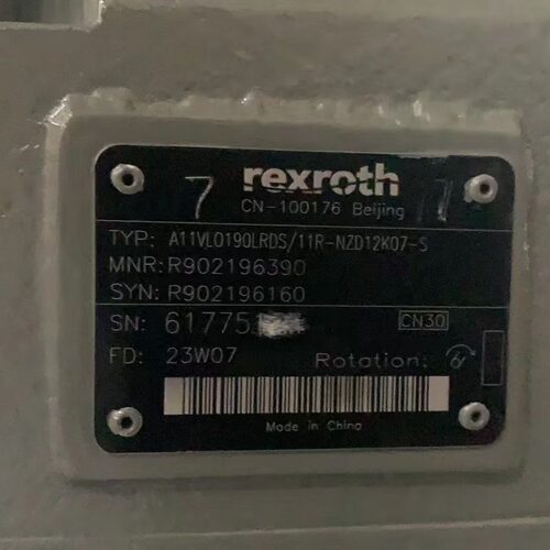 力士乐柱塞泵R902196390掘进机A11VLO190LRDS/11R-NZD12K07液压泵