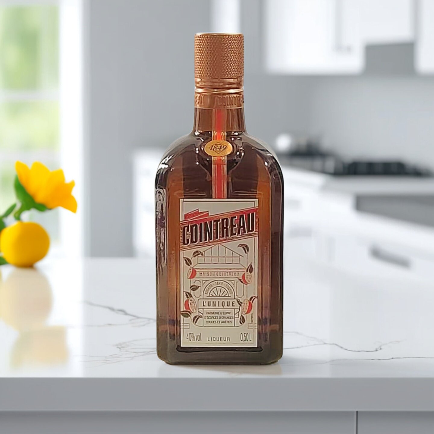 君度力娇酒香橙酒烘焙甜酒鸡尾酒COINTREAU法国原装进口洋酒正品