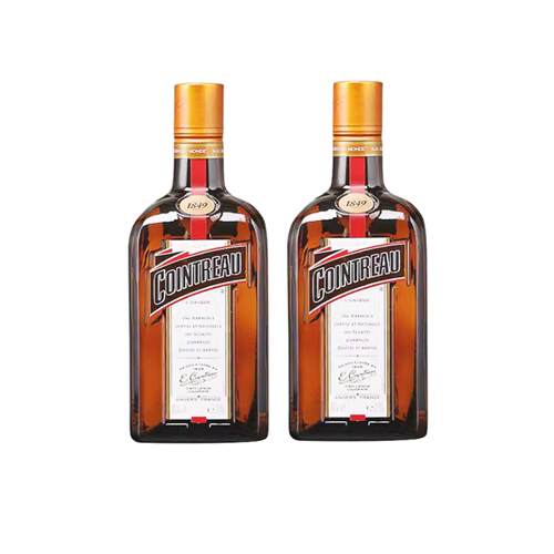 君度力娇酒香橙味利口酒2瓶