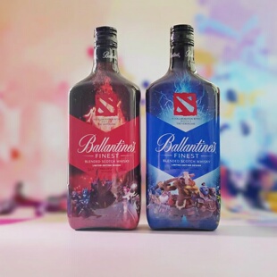 百龄坛特醇苏格兰威士忌电竞游戏DOTA2刀塔联名限定款Ballantines