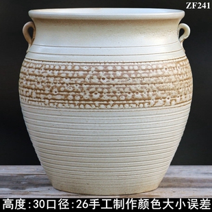 三角梅专用花盆陶罐花钵陶缸移植大号简约装饰多肉花盆瓦罐粗陶盆