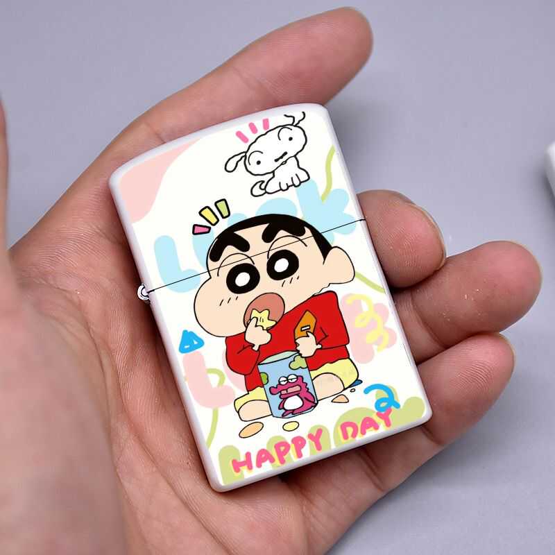 可爱小新煤油砂轮打火机