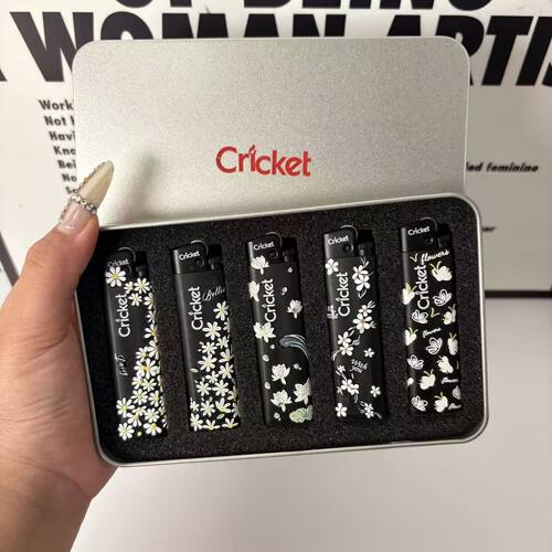 正品草蜢cricket砂轮打火机创意一次性明火耐用手工diy送男友礼物