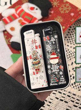 正品草蜢cricket砂轮打火机创意手工diy一次性耐用圣诞送男友礼物