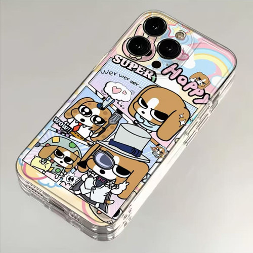 侦探比格多栋适用苹果16promax手机壳iPhone15可爱13卡通趣味14plus新款11/12华为p70荣耀90vivo小米红米OPPO