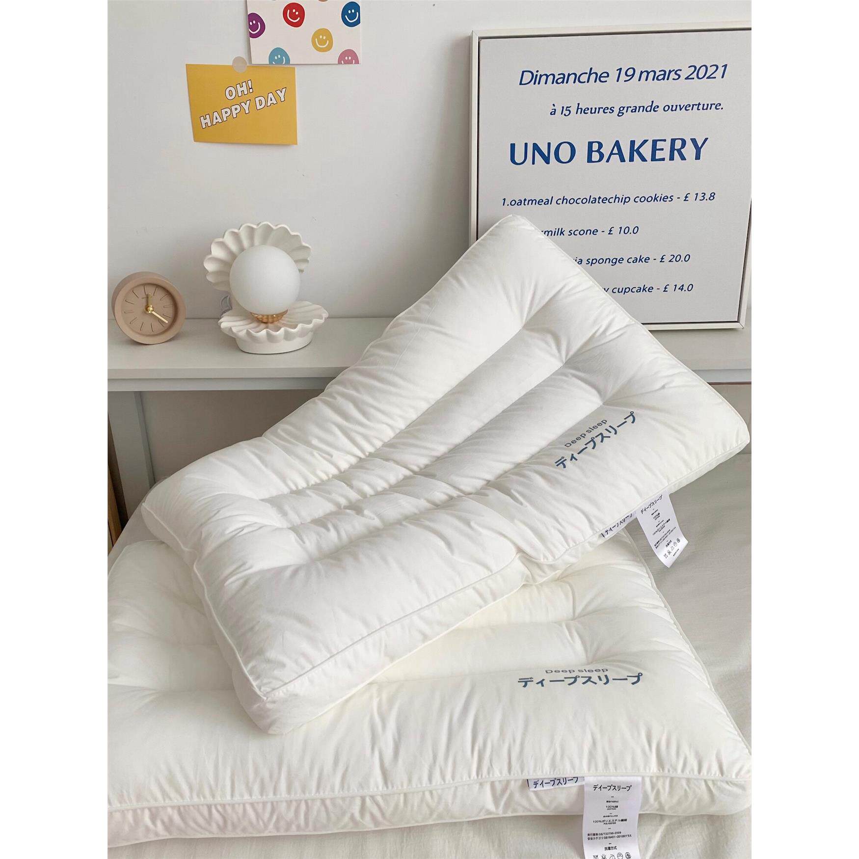 枕芯a类日式减压颈枕长方形单人成人枕无甲醛无荧光剂