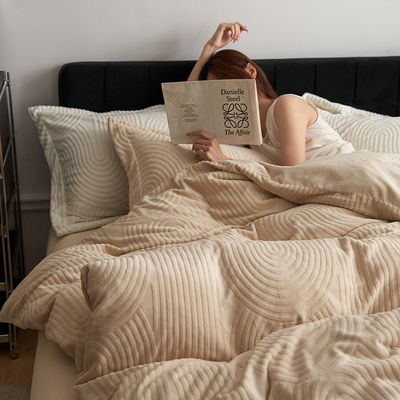 A类高端轻奢牛奶绒暖冬四