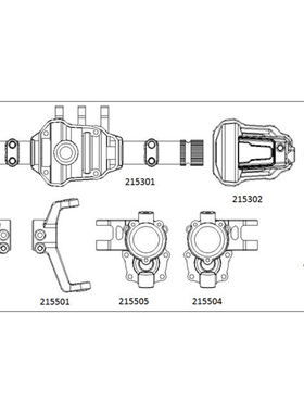 CROSSRCJT4AT4加强后前后门桥直桥CS-97400968/69/70/71