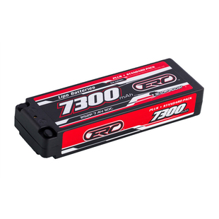 三圈霸道 ERC PLUS 7300mAh 7.4V 2S 2P 110C硬壳RC模型锂电池4mm