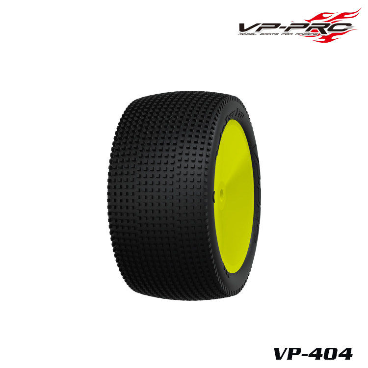 VP-PRO VP-404新款1/10越野电越二驱四驱后轮泥土轮胎RC遥控车