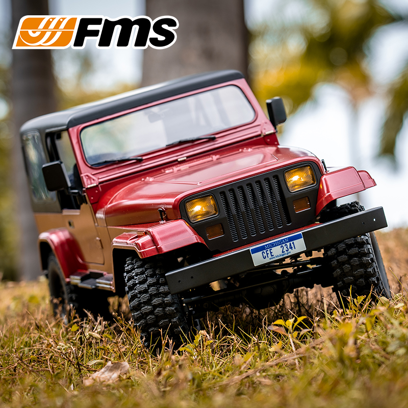 FMS新品1/10仿真硬壳RS探险家RC模型遥控电动攀爬车越野车