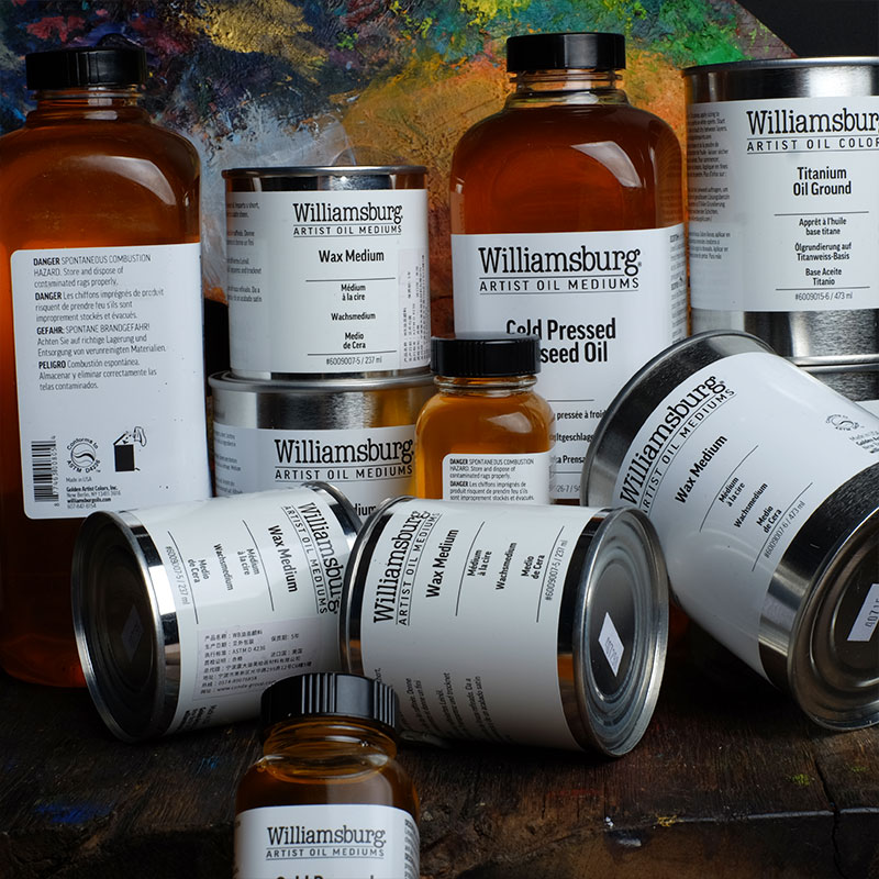 美国进口威廉斯堡专业油画媒介