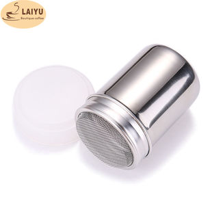 花式咖啡专用不锈钢撒粉器撒粉罐可可粉罐细纱网细致均匀调味料粉