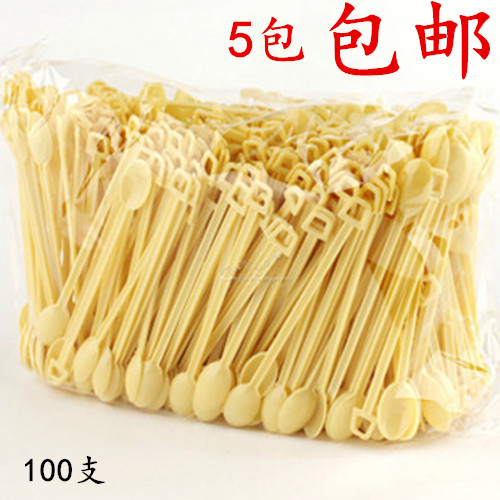 一次性塑料咖啡勺搅拌棒咖啡羹