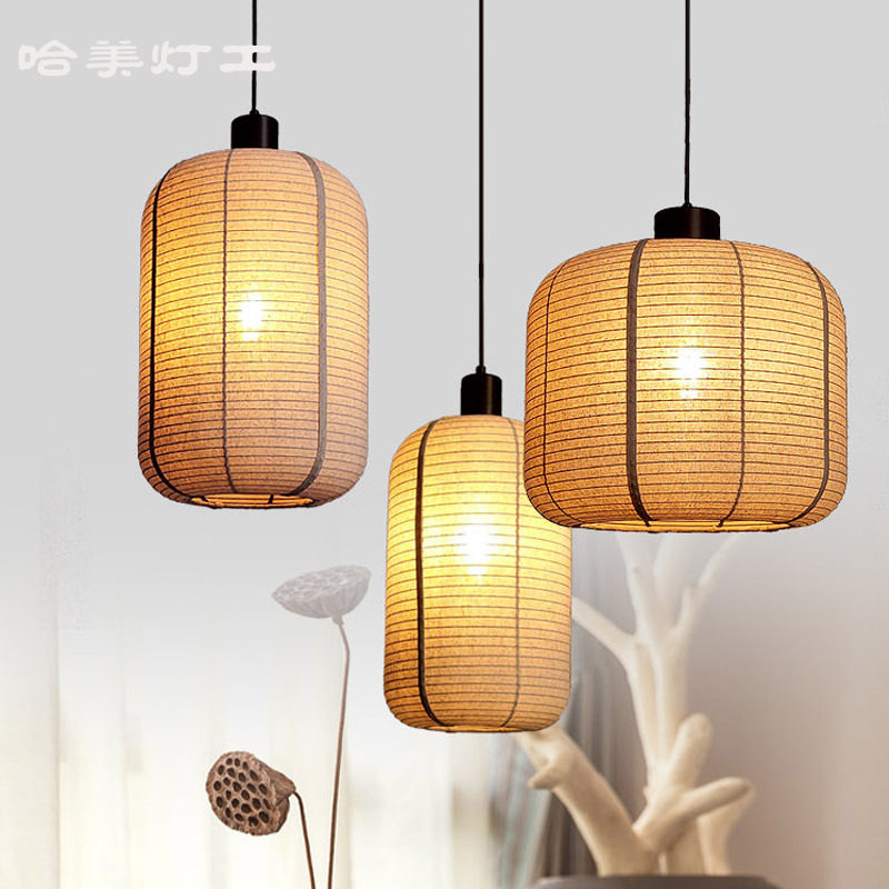 日式布艺灯笼吊灯餐厅吧台包间茶室民宿创意组合侘寂风灯具禅意风,家装灯饰光源,酒店/宴会厅/餐饮吊灯,淘宝优惠券,粉丝福利购,淘宝优惠卷