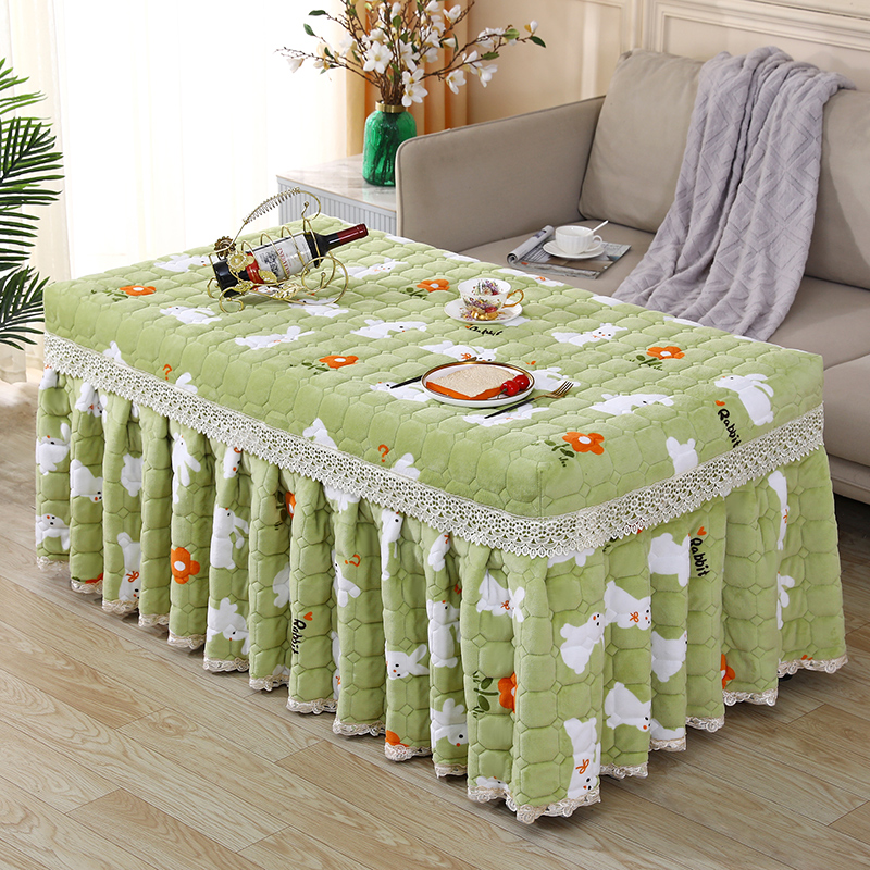 加绒加厚双面绒电炉罩烤火罩套被