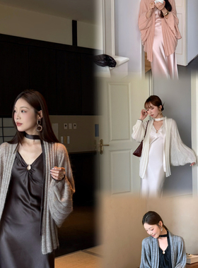 OMINI-计感毛衣2025初秋上新针织开衫（含41羊毛）YS1-M13047-DSS