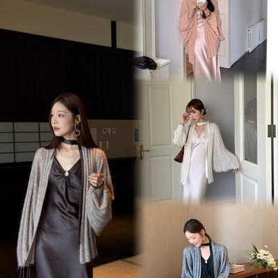 OMINI-计感毛衣2025初秋上新针织开衫（含41羊毛）YS1-M13047-DSS