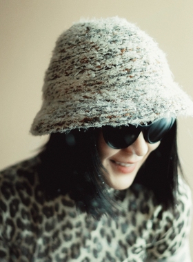 MING 杏仁松塔 l 多种线材手工米色千层酥盆帽秋冬保暖渔夫帽限量