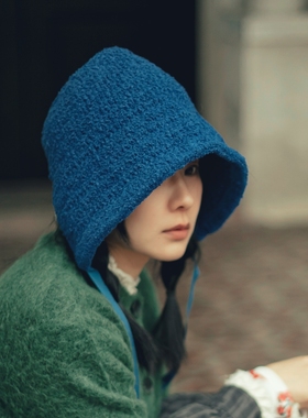 MING 豌豆公主秋冬版 l 纯手工日本粒粒纱波奈特帽质好质感显脸小