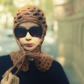 MING 美人鱼 限量日本工艺蜂窝马海毛原创手工羊毛巴拉克拉法帽