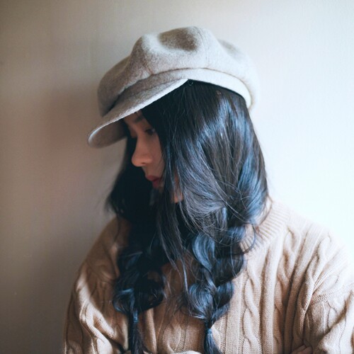 日系羊毛轻软百搭报童帽鸭舌帽