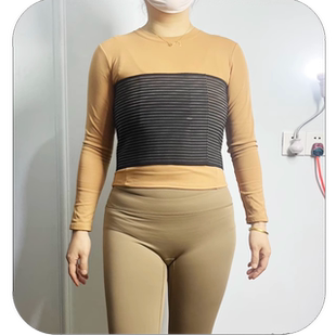 骨骨折固定带乳腺术后压力绷带护胸男女士胸围背心绑带