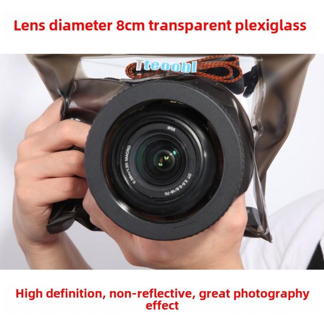 潜水游泳快门调焦Tteoobl特比乐GQ-518L/M20米高清单反相机防水袋