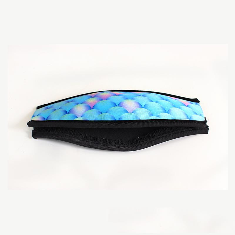 双层面镜护发带浮潜面罩带潜水面镜护发绑带魔术贴开合保护套J08